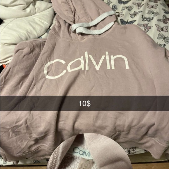 Calvin Klein Mauve Hoodie - Picture 1 of 1